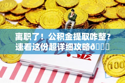 台江离职了！公积金提取咋整？速看这份超详细攻略😎